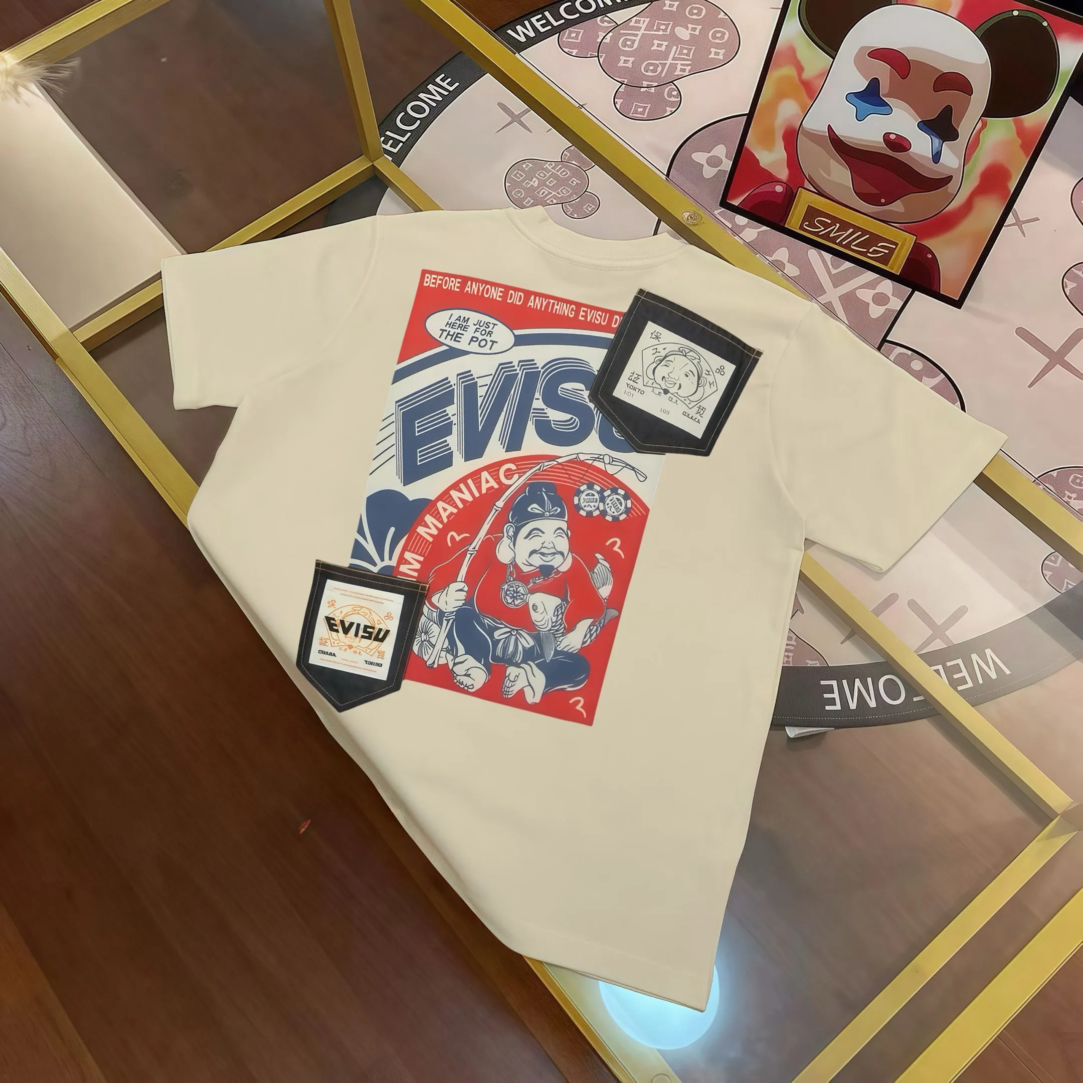 EVISU 2024 T Sizes S-XXL